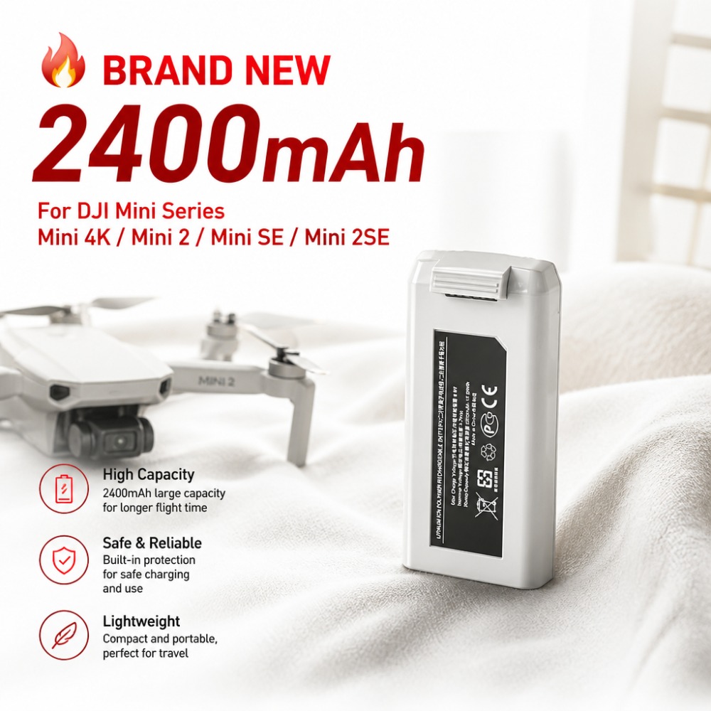 2400mAh Battery for DJI Mini 4 - Drone Battery Smart review and price